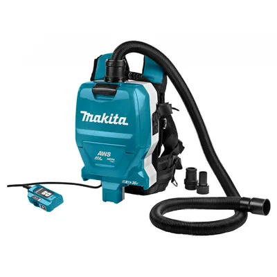 Акумулаторна прахосмукачка Makita за сухо почистване без батерия и зарядно, 85 W, 36 V, 1800 л/мин, 2 л, DVC265ZXU