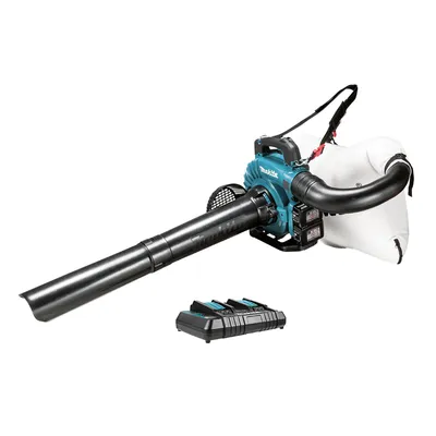 Акумулаторна въздуходувка Makita с 2 батерии и зарядно, 18 V, 4 Ah, 804 м3/ч, DUB363PT2V