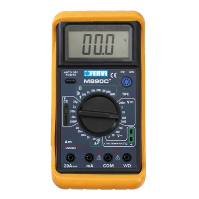 Дигитален мултицет Fervi  с LCD дисплей, T050