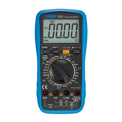 Дигитален мултицет Fervi  с LCD дисплей, T053