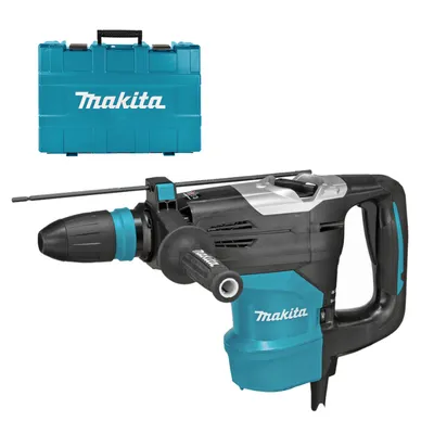 Електрически перфоратор Makita SDS-max, 1100 W, 8.3 J, 1450-2900 уд./мин, HR4003C