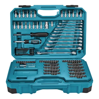 Гедоре комплект Makita вложки с ръчни инструменти 221 бр., 5/16" - 1/2", E-10883