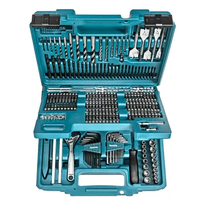 Гедоре комплект Makita вложки с ръчни инструменти 256 бр., 1/4", E-11689