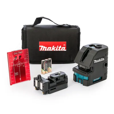 Комбиниран лазерен нивелир Makita с 2 линии и 4 точки   15 м, 60 м, 0.3 мм/м, SK103PZ