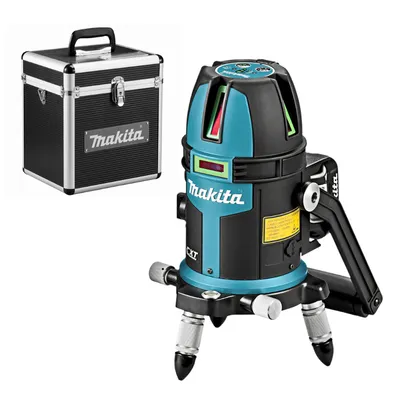 Комбиниран лазерен нивелир Makita с 4 линии  20 м, 0.1 мм/м, SK312GDZ