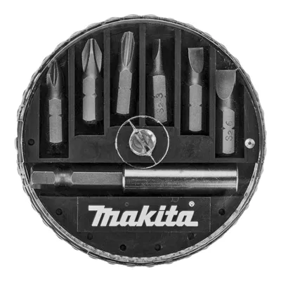Комплект битове Makita PH/PZ/SB/TX/SW с магнитен държач  1/4", 25 мм, 7 бр.