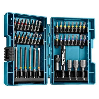 Комплект битове Makita PH/PZ/SB/TX/SW с магнитен държач  1/4", 43 бр., B-55697