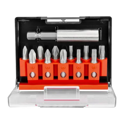 Комплект битове Makita PH/PZ/TX с магнитен държач   1/4", 12 бр., 