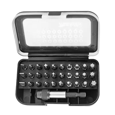 Комплект битове Makita PH/PZ/TX с магнитен държач  1/4", 25 мм, 31 бр., D-30667