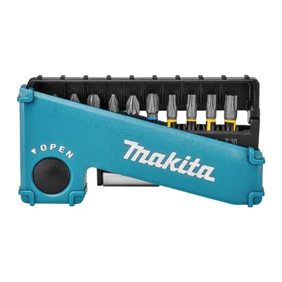 Комплект битове Makita с магнитен държач  1/4", 25 мм, 11 бр., E-03567