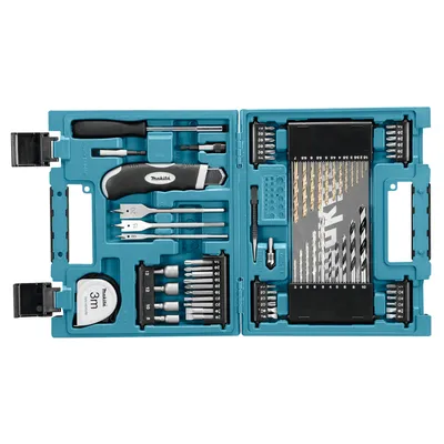 Комплект битове Makita със свредла  1/4", 71 бр.