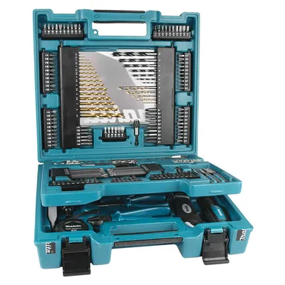 Комплект битове Makita със свредла  200 бр., D-37194