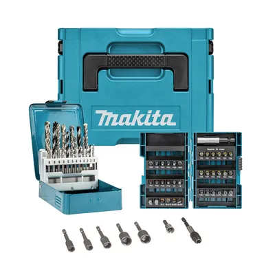 Комплект битове Makita със свредла  62 бр., B-53908