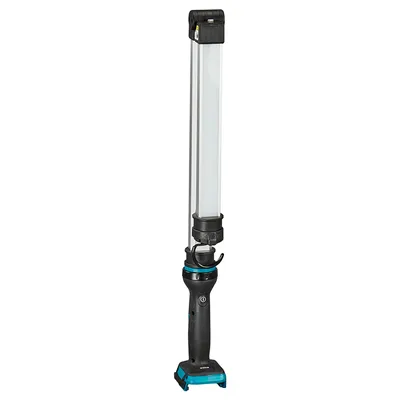 LED прожектор Makita акумулаторен със стойка без батерия и зарядно, 14.4/18 V, 2500/3500/5000 K, DML818