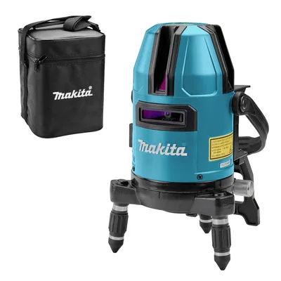 Линеен лазерен нивелир Makita с 3 лъча без батерия и зарядно, 12 V, 0.1 мм/м, SK20GD