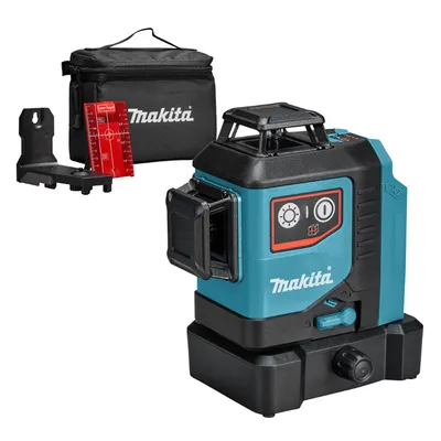 Линеен лазерен нивелир Makita с 3 лъча без батерия и зарядно, 12 V, 25 м, 70 м, 0.2 мм/м, SK700D