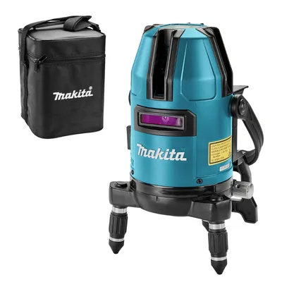 Линеен лазерен нивелир Makita с 5 лъча без батерия и зарядно, 12 V, 0.1 мм/м, SK40GD