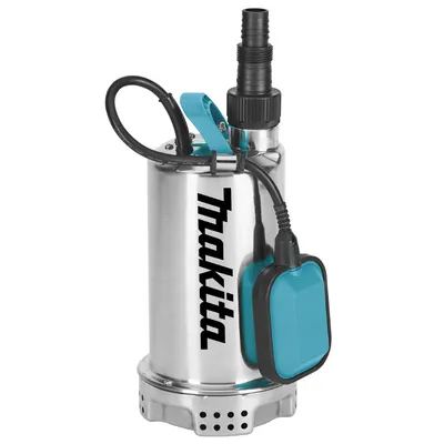Потопяема дренажна помпа Makita за чиста или леко замърсена вода   15 м3/ч, 9 м, 1 1/4 ", PF1100