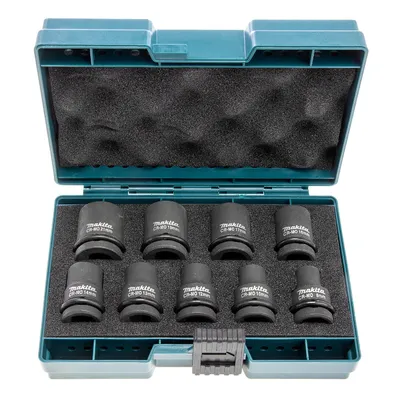 Вложки комплект Makita ударни  9 бр., 8-21 мм х 1/2", 38 мм, B-66232