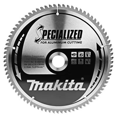 Диск циркулярен за рязане Makita на метали с HM пластини, B-09715