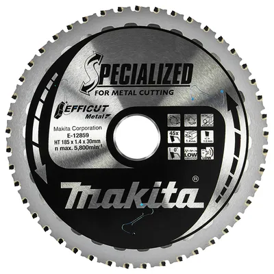 Диск циркулярен за рязане Makita на метали с HM пластини, E-12859
