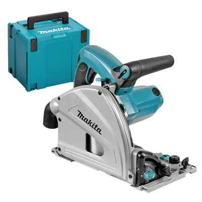 Ръчен потапящ се циркуляр Makita електрически  1300 W, ф 165 мм, 5800 об./мин, SP6000J