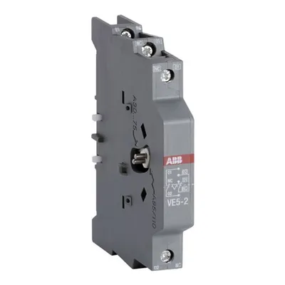 Блок ABB контактен спомагателен 2 NC, 10 A, страничен монтаж, VE5-2