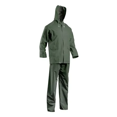 Дъждобран Coverguard костюм PVC зелен, размер XL
