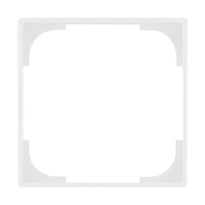 Декоративна рамка ABB за ключове и контакти един модул  бяла, Basic55