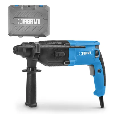 Електрически перфоратор Fervi  SDS-plus, 800 W, 3.4 J, 0-5300 уд./мин, FFRH08003A-B