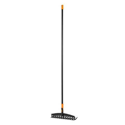 Гребло градинско Fiskars право с алуминиева дръжка  12 z, 410 мм, 1655 мм, Solid Universal