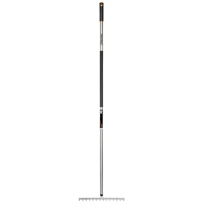 Гребло градинско Fiskars право с алуминиева дръжка 14 z, 358 мм, 1540 мм, Light