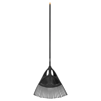 Гребло градинско Fiskars ветрилообразно с алуминиева дръжка  25 z, 650 мм, Solid Leaf Rake XL