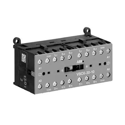 Контактор ABB променливотоков реверсивен  3P (3 NO), 1 NO, 24 V, 10 A, VBC6-30-10-01