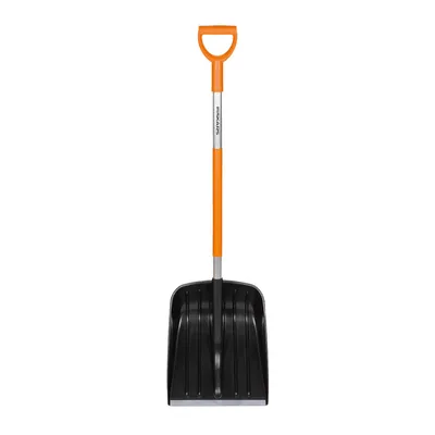 Лопата за сняг Fiskars пластмасова с алуминиева дръжка  350 мм, SnowXpert