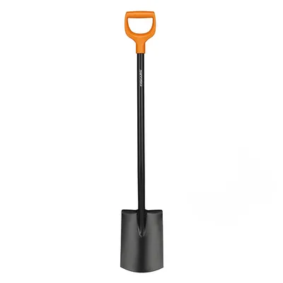 Земеделска лопата Fiskars с дръжка заоблена, 1170 мм, Solid