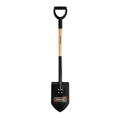 Земеделска лопата Fiskars с дръжка заострена, 1065 мм, Prima