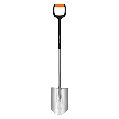 Земеделска лопата Fiskars с дръжка заострена, 1200 мм, Xact