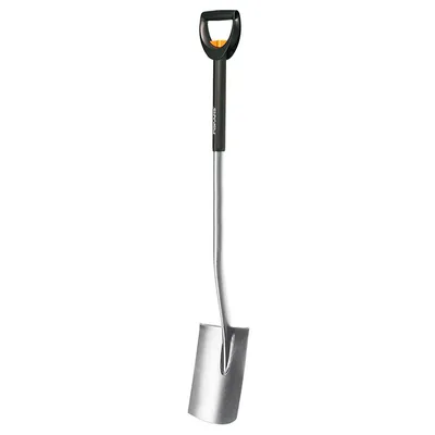 Земеделска лопата Fiskars с телескопична дръжка заоблена, 1054-1253 мм, SmartFit