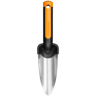 Лопатка градинска Fiskars за цветя  заострена, 350 мм, Premium