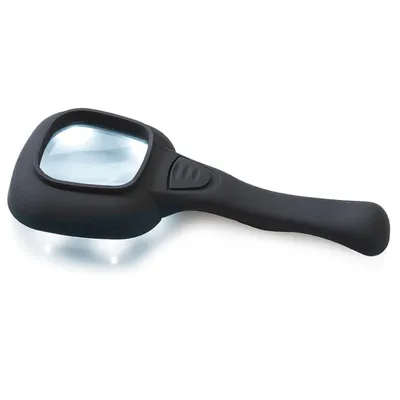 Ръчна лупа Fervi с LED осветление  3х, L006