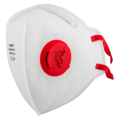 Маска Coverguard противопрахова тип мида с клапа  FFP3 NR D, 6RSV530