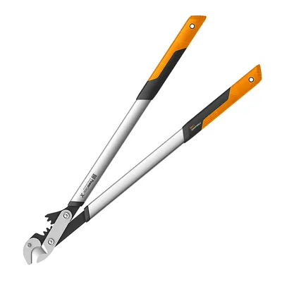 Ножица градинска Fiskars за клони с наковалня и чупещо се рамо  ф 55 мм, 800 мм, PowerGear X LX99