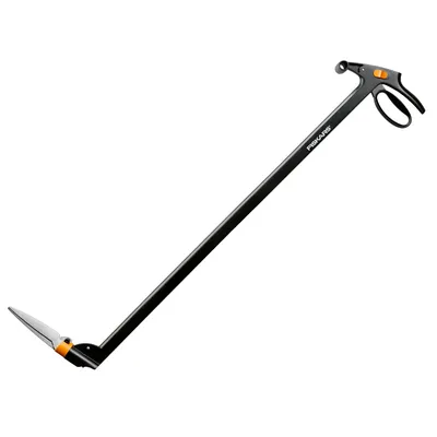Ножица градинска Fiskars за трева с дълга дръжка и въртяща се глава, GS46