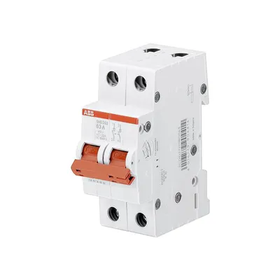 Прекъсвач ABB ръчен товаров двуполюсен шалтер  40 A, 10 kA, 2P, 415 V, SHD202/40