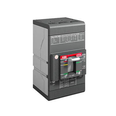 Прекъсвач мощностен ABB автоматичен тип А-1 регулируем  160 A, 25 kA, 3P, 690 V, 112-160 А, Tmax XT1B 160 TMD 160-1600 3p F F