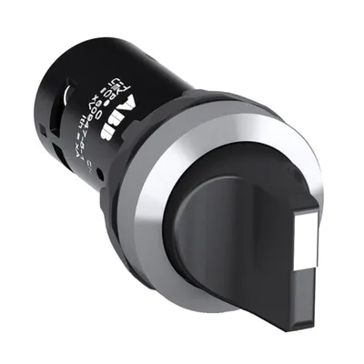Превключвател пуск-стоп ABB със задържане 1 A, 230 V, 2 NO, черен, C2SS1-30B-20