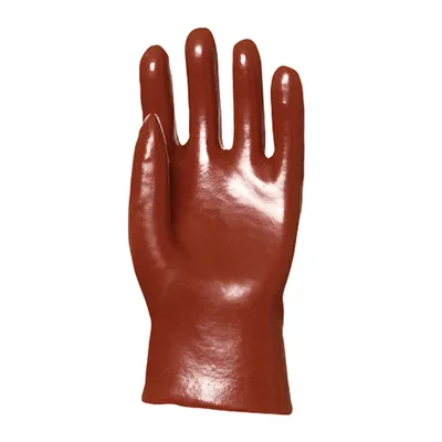 Ръкавици Coverguard PVC  размер 10, 270 мм, тъмночервени, Eurostrong 3520