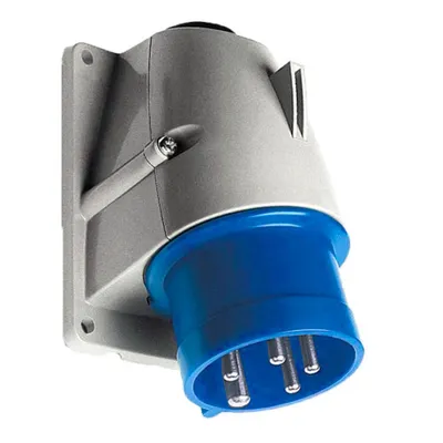 Щепсел промишлен ABB монофазен стационарен  16 A, 230 V, 2P+Е, син, 216BS6