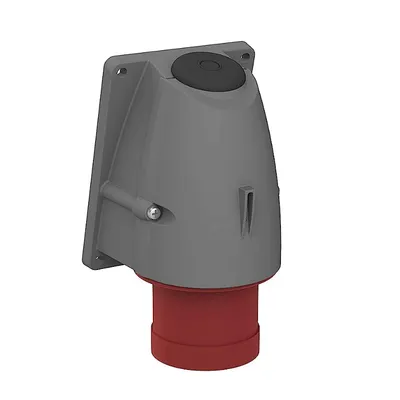 Щепсел промишлен ABB трифазен стационарен  32 A, 400 V, 3P+Е, червен, 332BS6